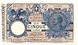 Cartamoneta.com 5 Lire Biglietto di Stato Vittorio Emanuele III Floreale 27/12/1911 qFDS 17571/I