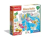 Clementoni - Gioca Italia Gioco Educativo Sapientino, Multicolore, 6-10 Anni