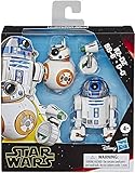 Star Wars Hasbro Galaxy of Adventures Confezione da 3 Action Figure di R2-D2, BB-8, D-O, Droidi Giocattolo, Multicolore, E3118EU4