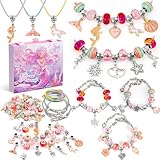 Tomylv Regalo Bambina 5-13 Anni, Braccialetti Bambina Kit Braccialetti Fai da Te Ragazza, Giochi Bambina 8 Anni Femmina Crea Braccialetti Bambina Idee Regalo Natale Regalo Compleanno per 6 7 8 9 Anni