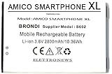 Batteria per Brondi Amico Smarphone XL