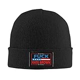 Fuck Kate Brown Beanie Hats Caldo Grosso Cappello Lavorato a Maglia a trecce Berretto con Teschio Slouchy per Donna Uomo