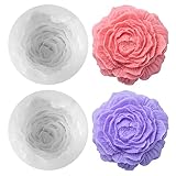 penobon Forma di Fiori Stampo per Candele in Silicone per Realizzare Candele, 3D Stampi Silicone per Candele Profumate, Saponi, Cioccolato, Luci per Feste (Forma di Fiori 02)