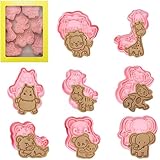 Formine Biscotti Animali Foresta,Stampi Biscotti Animale,Stampi Biscotti Bambini,3D Tagliabiscotti Plastica,Formine Biscotti,Stampi Biscotti Natale,per Decorare Biscotto Dolci Torta(8 Pezzi)