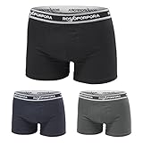 Set Uomo Slip / Boxer ROSSOPORPORA 3 Paia Assortito Cotone Elasticizzato ( 3 Paia Boxer - 6 / XL)