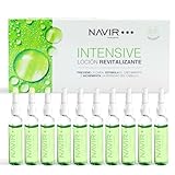 NAVIR Professionale | Fiale Anticaduta Capelli Donna e Uomo | Trattamento con Placenta Vegetale | Fiale rinforzanti per la crescita - 10 x 10 ml