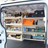 Vanify - Scaffali per Furgone RENAULT TRAFIC L1 2015+ Caja de herramientas y estantería trasera