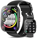 Smartwatch Uomo Donna con Effettua/Risposta Chiamate, 1,85   Orologio Smartwatch, 112 Modalità Sportive Smart Watch con Contapassi/Sonno/Cardiofrequenzimetro, IP68 Fitness Tracker per Android iOS