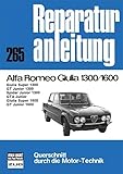 Alfa Romeo Giulia 1300/1600: Giulia Super 1300/GT Junior 1300/Spider Junior 1300/GTA Junior/Giulia Super 1600/GT Junior 1600: 265