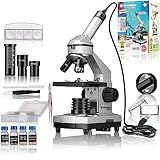 Bresser 8855001 Junior Microscopio 40x-1024x con Camera Oculare