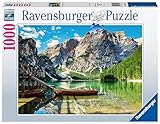 Ravensburger - Puzzle Lago di Braies, 1000 Pezzi, Puzzle Paesaggi per Adulti e Ragazzi, Idea Regalo per Lei o Lui, 70x50 cm, Esclusiva Amazon