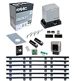 FAAC KIT DELTA 2 740 CANCELLO SCORREVOLE PORTATA 500KG 220V + 6MT CREMAGLIERA 1056303445 ML083