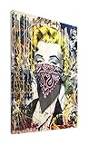 Colorfamily Quadro tela pittorica Mr Brainwash - marylin monroe - bandita - arte - idea regalo - riproduzione