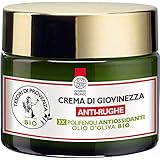 Tesori di Provenza Crema Viso Anti-rughe Giorno BIO, Crema di Giovinezza, Con Olio d Oliva Biologico, Ricco in Polifenoli Antiossidanti, 50 ml