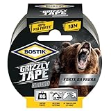 BOSTIK Nastro telato Grizzly Tape nero10mt x 50mm, 10 m