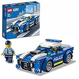 LEGO City Police Auto della Polizia, Set di Costruzione con Minifigure e Macchina Giocattolo per Bambini e Bambine da 5 Anni in su 60312