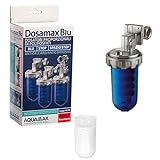 Dosatore filtro anticalcare aquamax con polifosfati dosamax BLU STOP