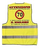 Bombo Gilet Compleanno 70 Anni