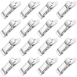 PNOOFR 16 Pezzi Raccoglitore in Metallo Clip Fermacarte Clip Multiuso in Metallo Pinze Multiuso per Sacchetti di Cibo, Immagini Foto, Artigianato Artistico, Home Office Supply Argento