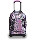 Trolley Scuola Seven Jack 2 Ruote - Rosegrove Girl Ragazza - Zaino Sganciabile - Doppio Uso - Rosa