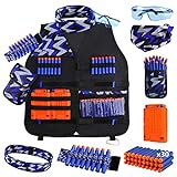 UWANTME Gilet Tattico per Nerf Bambini N-Strike Elite Serie Tactical Vest Kit Giocattoli Nerf Accessori per Bambini Ragazzi