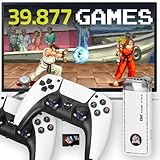 PEENWIN Retro Console +39000 Giochi, Mini Game Stick Arcade con 2 telecomandi wireless, HDMI 4K, 3D Games Console, Tutti i tipi di giochi classici