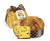 Panettone Artigianale Zaghis con Miele Millefiori del Friuli e Granella di Noci incartato a mano da 750g