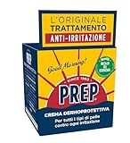 Prep, Crema Dermoprotettiva, Crema Lenitiva per Tutti i Tipi di Pelle, Crema Corpo Idratante Pelle Secca e Irritata, Crema Corpo Uomo, Donna e Bambini, Formato Vaso da 75ml