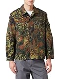 Mil-Tec - Camicia Militare Maculata, Marrone (Rosso), 5