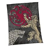 Herding Game of Thrones Coperta in Pile con Superficie Wellsoft, Multicolore, 200 x 150 cm