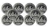 LaVecchiaScatola Repubblica 10x 500 Lire  Caravelle  in Argento 835 (11gr)