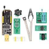 EEPROM Programmatore Kit Modulo Binghe SOIC8 SOP8 Clip di Test + CH341B Programmatore + 1,8V Convertitori + Convertitori da SOP8 a DIP8 per EEPROM 25cxx / 24cxx