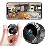 Qualihome Mini Spia Nascosta Telecamera, Full HD 1080P Microcamera con Visione Notturna e Sensore di Movimento, Telecamera Videosorveglianza con Registrazione, Spycam ​Wifi per Esterno/Intern