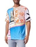 Desigual TS_Lucas T-Shirt, Materiale Finitura:, XXL Uomo