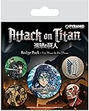 Attack On Titan S4 - Confezione di badge