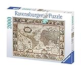 Ravensburger - Puzzle Mappamondo 1650, 2000 Pezzi, Idea regalo, per Lei o Lui, Puzzle Adulti