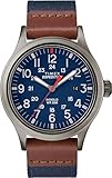 Timex Orologio Expedition Scout 40 mm TW4B14100, Marrone/Blu