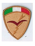 TOPPA PATCH MILITARE A STRAPPO - FOLGORE DESERTICO - DIM. 7,0 x 5,8 cm