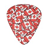 Pick per chitarra Canadian flag Advanced guitar pick 12 pieces Three thicknesses for bass,electric guitar,acoustic guitar bag