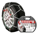 VIP RD9 - Catene da neve in metallo RD9 mm, misura 80, set 2 pezzi, guanti inclusi