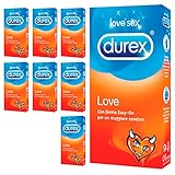 Durex Love Preservativi Easy-on | 8 Confezioni da 12 Profilattici