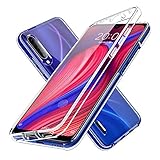 LXHGrowH Cover Xiaomi Mi A2 Lite, Custodia 2in1 Dual Layer Ibrida [360°] Full Body Antiurto Protettiva [Silicone TPU Fronte] e [Rigida Plastica Back] Caso per Xiaomi Mi A2 Lite, [Transparente]