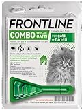 Donazione - FRONTLINE Combo, Antiparassitario per Gatti, Gattini e Furetti di Lunga Durata, Protegge da Pulci, Zecche, Uova, Larve e Anche la Casa, Antipulci In Confezione da 1 Pipetta da 0.5 ml