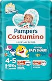 Pampers il Costumino, Taglia 4 (8-15 kg), 11 Pannolini