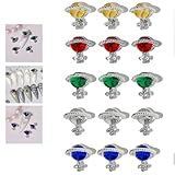 18 Pezzi 3D Nail Art Charms Saturno Nail Stones Kit di Fascini Del Chiodo Decorazione 3D Nail Strass Nail Gemme Decorazione Del Chiodo DIY Artigianato Gioielli Accessori