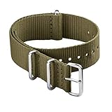 Archer Watch Straps - Cinturini NATO in Nylon - Verde Oliva, 20mm