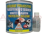 LASAV GELCOAT Poliestere PARAFFINATO Bianco C/Cat kg 1