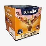 64 Capsule Caffe Borbone Compatibili con Nescafe Dolce Gusto Ginseng Amaro Senza Zucchero e Senza Glutine - L  Emporio del Caffè