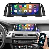 Road Top 10,25 pollici Autoradio Senza Fili Carplay & Android Auto per BMW 5 Serie F10/F11 2010-2012 con CIC sistema, Touchscreen Auto Stereo Ricevitore