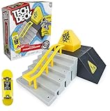 Tech Deck, Pyramid Shredder, X-Connect Park Creator, set di rampe da personalizzare e costruire con fingerboard speciale, giocattoli per bambini da 6 anni in su